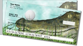 Gone Golfing Side Tear Personalized Checks