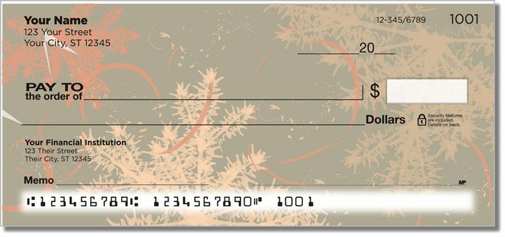 Graceful Lace Personal Checks