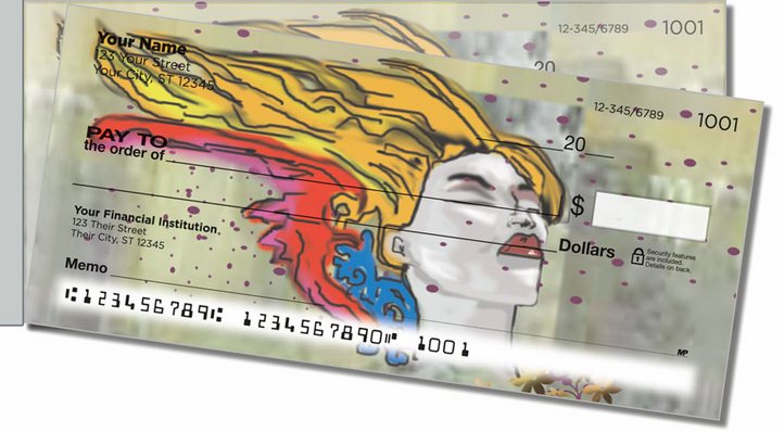 Graffiti Art Side Tear Personal Checks
