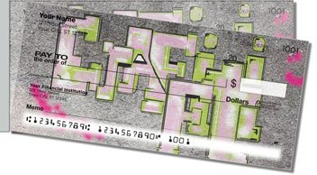 Graffiti Art Side Tear Design Checks