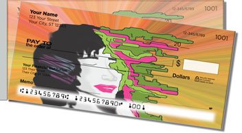 Graffiti Art Side Tear Personalized Checks