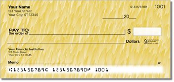 Grass Personalized Checks