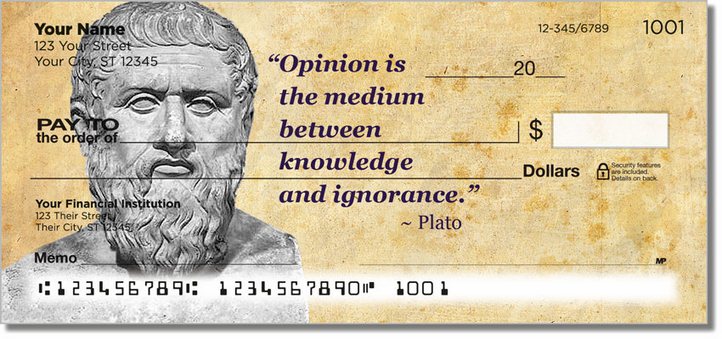 Greek Philosopher Personal Checks