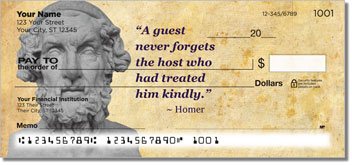 Greek Philosopher Personalized Checks