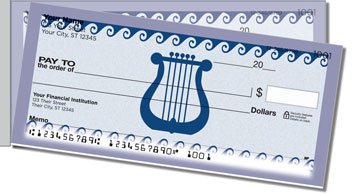 Greek to Me Side Tear Design Checks