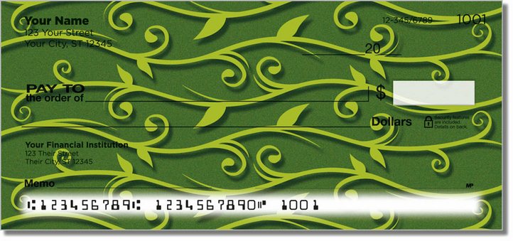 Green Vine Personal Checks
