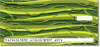 Green Vine Design Checks