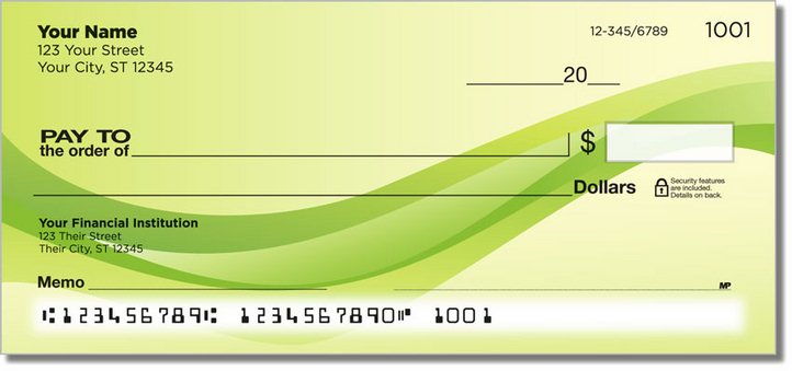 Green Wave Personal Checks