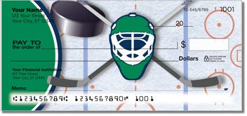 Green and Blue Hockey Checks