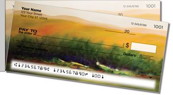 Grissom Landscape Side Tear Personalized Checks
