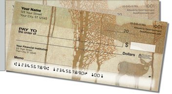 Grossmann Deer Side Tear Personalized Checks