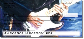 Guitar Art 1 Personalized Checks