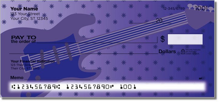 Guitar Personal Checks