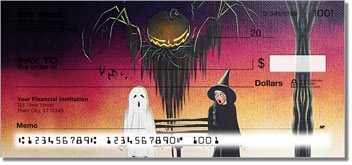 Halloween Art Personalized Checks