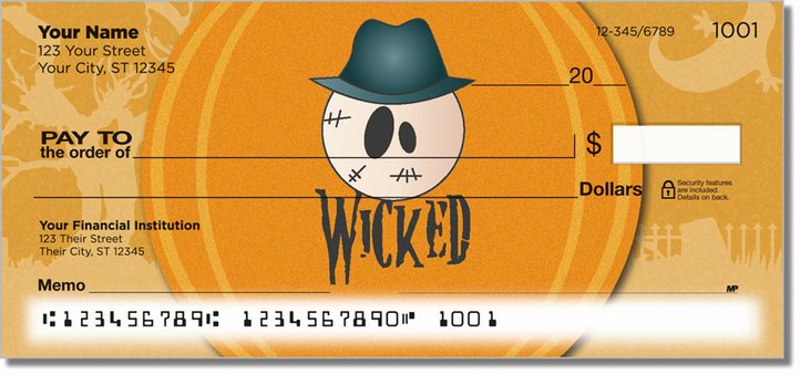 Halloween Thesaurus Personal Checks