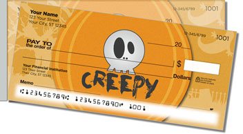 Halloween Thesaurus Side Tear Personalized Checks