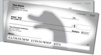 Hand Shadow Side Tear Personalized Checks