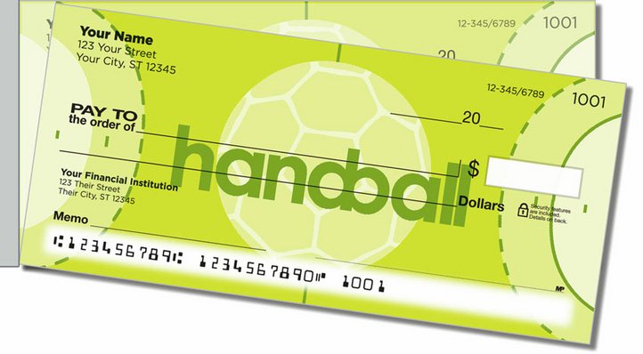 Handball Side Tear Personal Checks