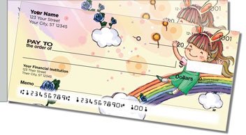 Happy Child Side Tear Personalized Checks