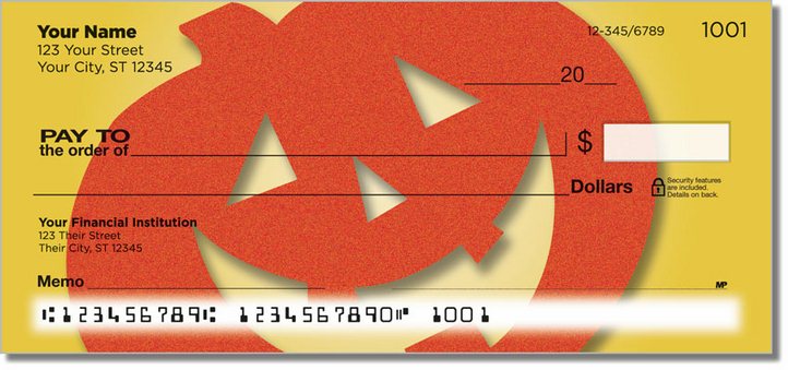 Happy Halloween Personal Checks