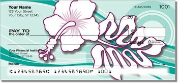 Hawaiian Hibiscus Checks