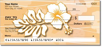 Hawaiian Hibiscus Personalized Checks