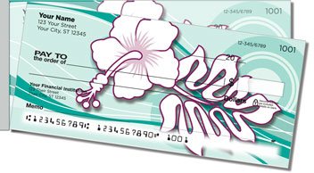 Hawaiian Hibiscus Side Tear Checks