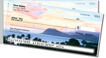 Hawaiian Landscape Side Tear Design Checks