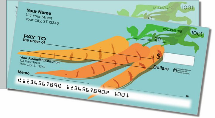 Healthy Eating Side Tear Personal Checks