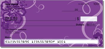 Hibiscus Flower Personalized Checks