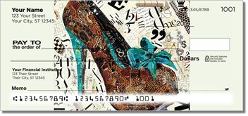 High Heel Personalized Checks