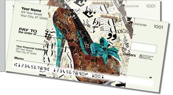 High Heel Side Tear Personalized Checks