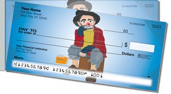 Hobo Clown Side Tear Checks