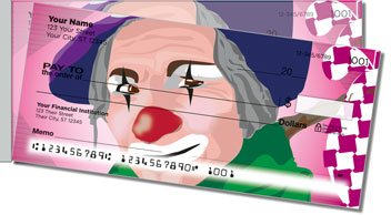 Hobo Clown Side Tear Design Checks