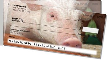 Hog Heaven Side Tear Personalized Checks