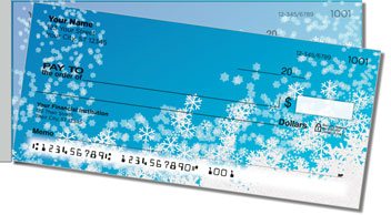 Holiday Snowflake Side Tear Design Checks