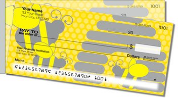 Honeybee Side Tear Personalized Checks