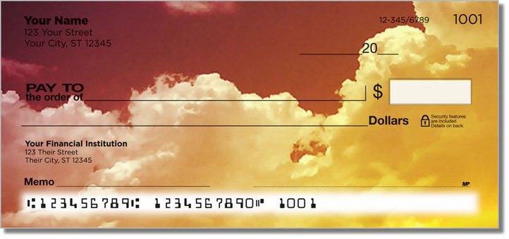 Hot Air Balloon View Personal Checks