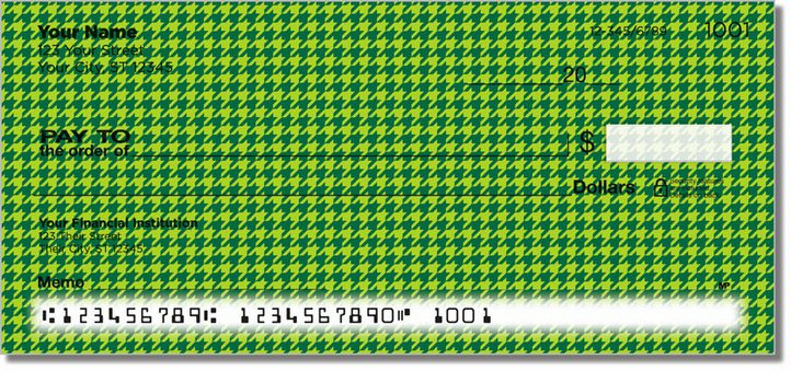 Houndstooth Personal Checks