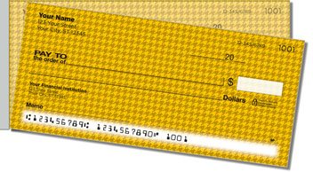 Houndstooth Side Tear Design Checks