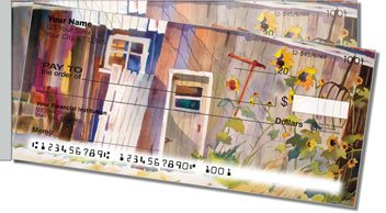 Houses and Barns Side Tear Personalized Checks