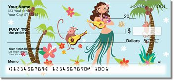 Hula Girl Checks