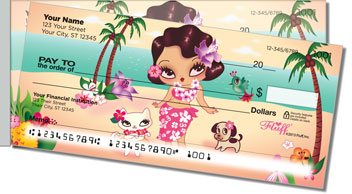 Hula Lulu Side Tear Design Checks