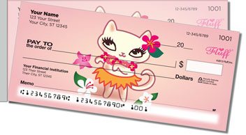 Hula Lulu Side Tear Personalized Checks