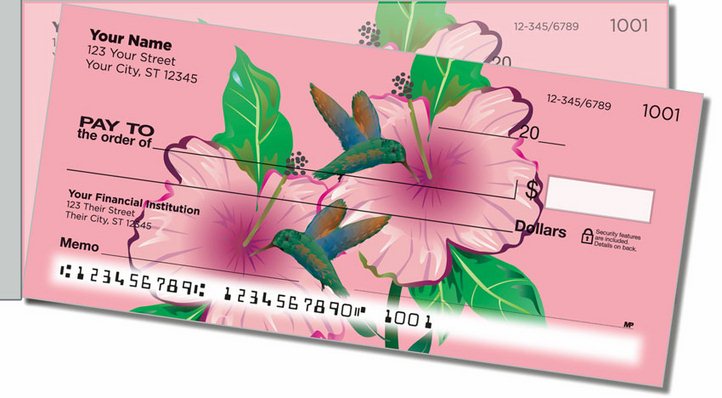 Hummingbird Side Tear Personal Checks