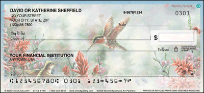 Hummingbirds Personal Checks