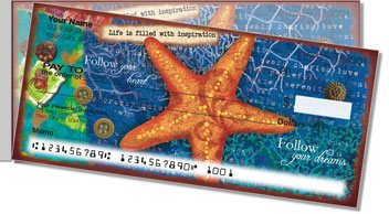 Hutto Sea Life Side Tear Personalized Checks