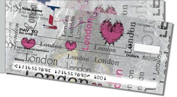 I Love London Side Tear Checks