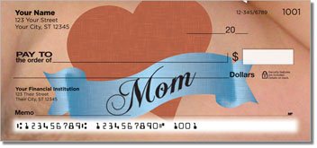 I Love Mom Design Checks