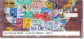 Illinois License Plate Personalized Checks